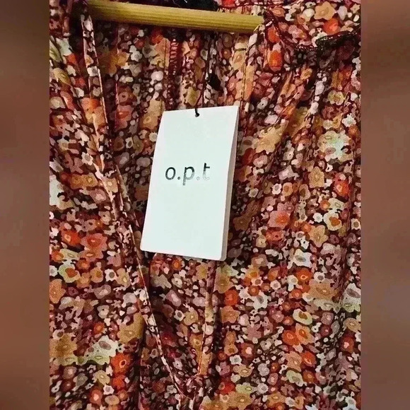 NWT O.P.T FLORAL MIDI DRESS - Picture 4 of 5
